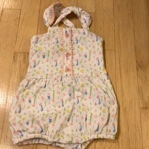 Isaac Mizrahi s12mos Floral Romper